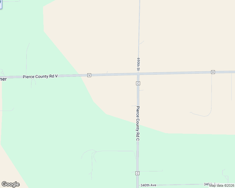 map of restaurants, bars, coffee shops, grocery stores, and more near 3615 County Road C in Ellsworth