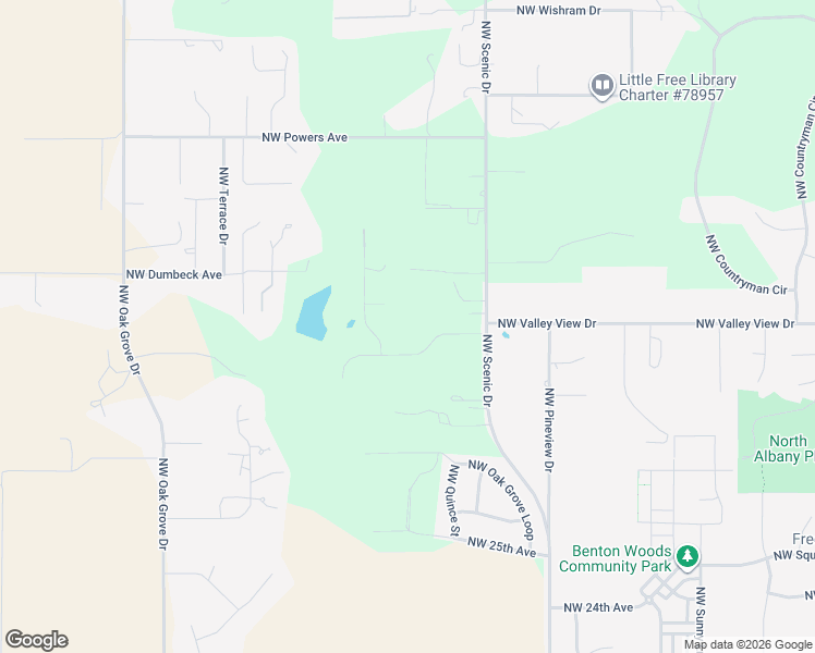 map of restaurants, bars, coffee shops, grocery stores, and more near 4045 Northwest Camala Drive in Albany