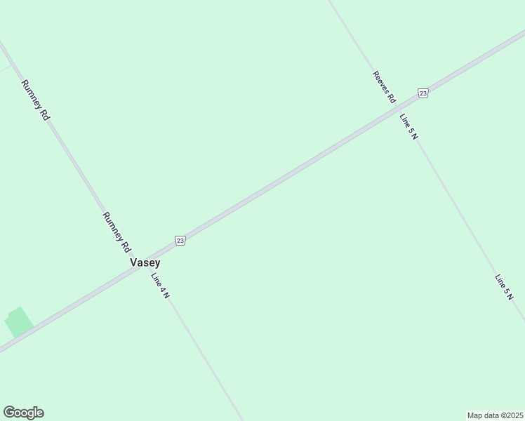 map of restaurants, bars, coffee shops, grocery stores, and more near 4791 Vasey Road in Simcoe County