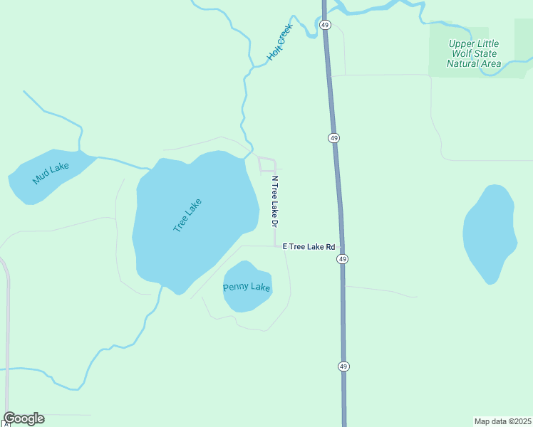 map of restaurants, bars, coffee shops, grocery stores, and more near 4638 North Tree Lake Drive in Rosholt