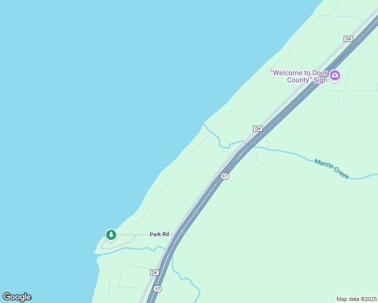 map of restaurants, bars, coffee shops, grocery stores, and more near N9599 Bay Shore Lane in Luxemburg