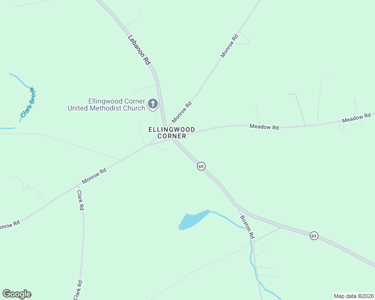 map of restaurants, bars, coffee shops, grocery stores, and more near 709 Lebanon Road in Winterport