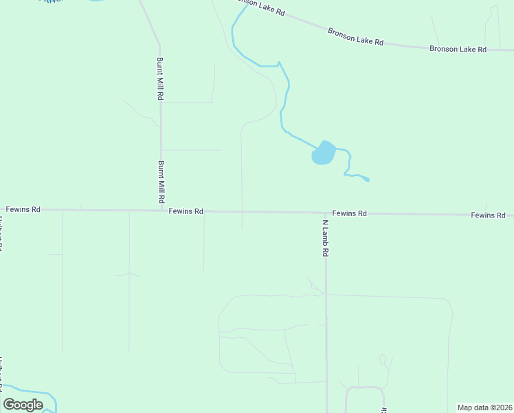 map of restaurants, bars, coffee shops, grocery stores, and more near 17900-18498 Fewins Road in Interlochen