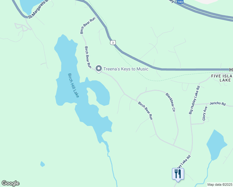 map of restaurants, bars, coffee shops, grocery stores, and more near 9 Lewis Lake Way in Lewis Lake