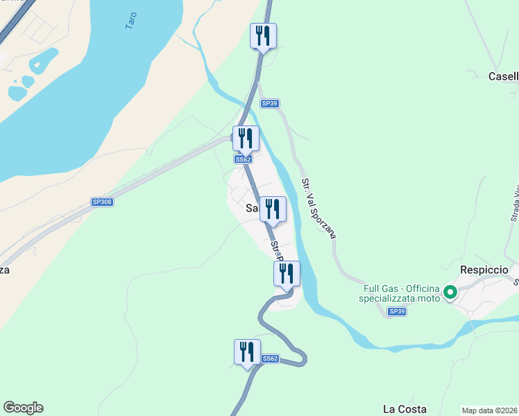 map of restaurants, bars, coffee shops, grocery stores, and more near in Salita