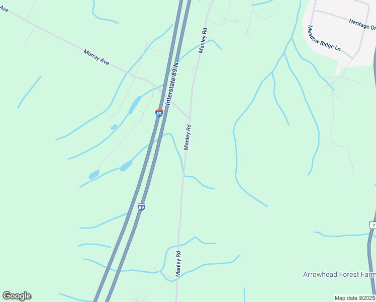 map of restaurants, bars, coffee shops, grocery stores, and more near 281 Manley Road in Chittenden County