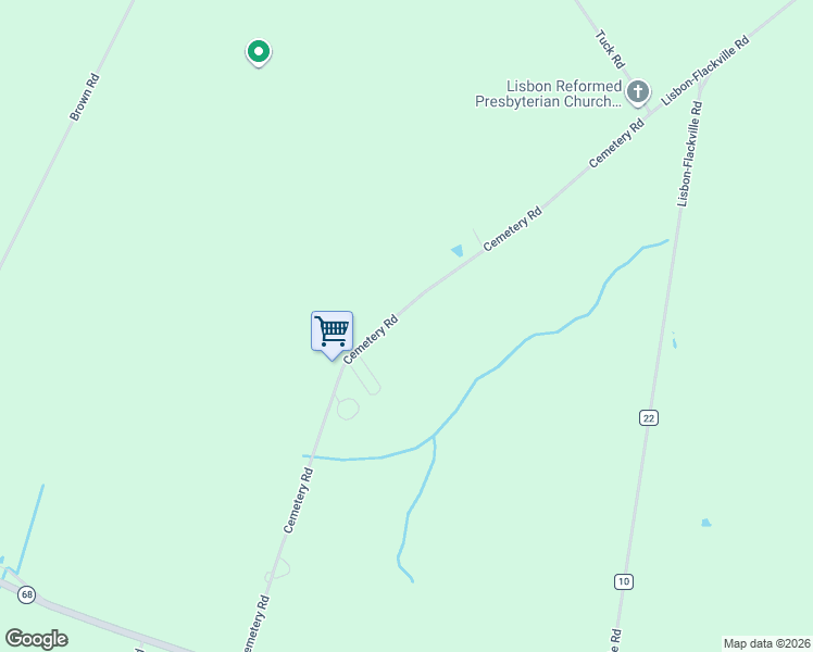 map of restaurants, bars, coffee shops, grocery stores, and more near 148 Cemetery Rd in Ogdensburg
