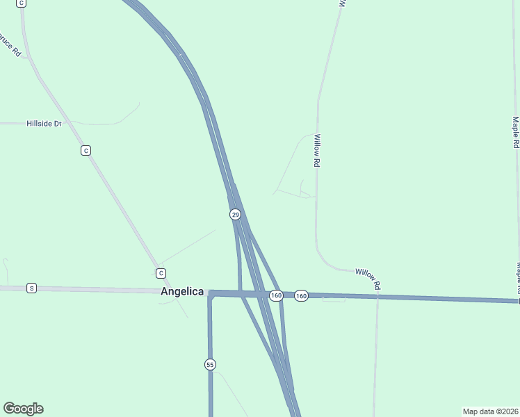 map of restaurants, bars, coffee shops, grocery stores, and more near N2636 Sumac Road in Pulaski