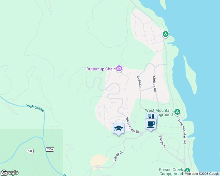 map of restaurants, bars, coffee shops, grocery stores, and more near 20 Francois in Donnelly