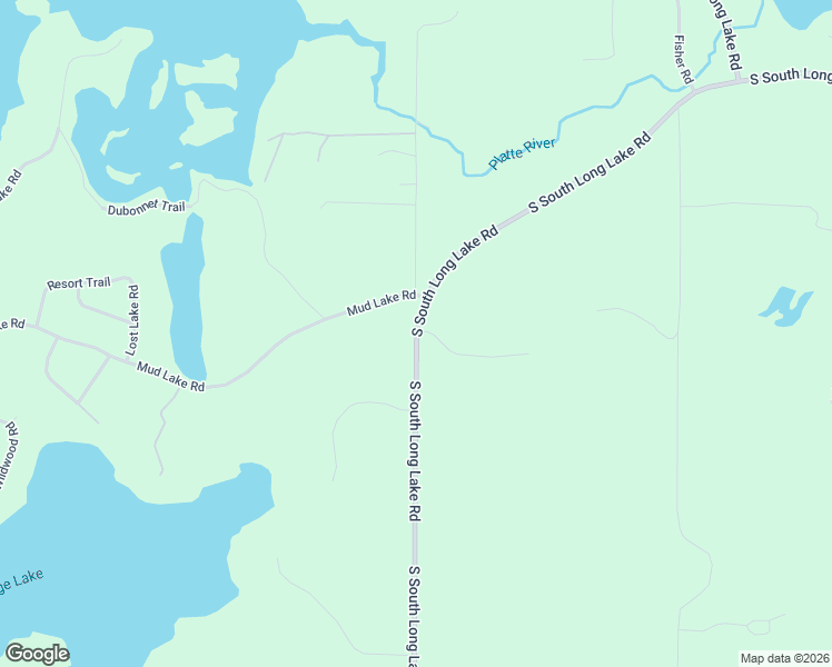 map of restaurants, bars, coffee shops, grocery stores, and more near 816 South South Long Lake Road in Interlochen