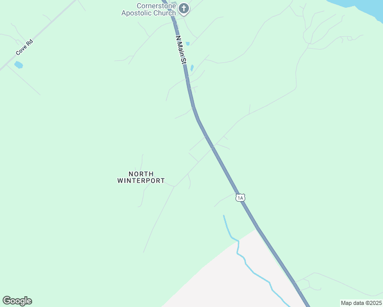 map of restaurants, bars, coffee shops, grocery stores, and more near 3 Birch Lane in Winterport