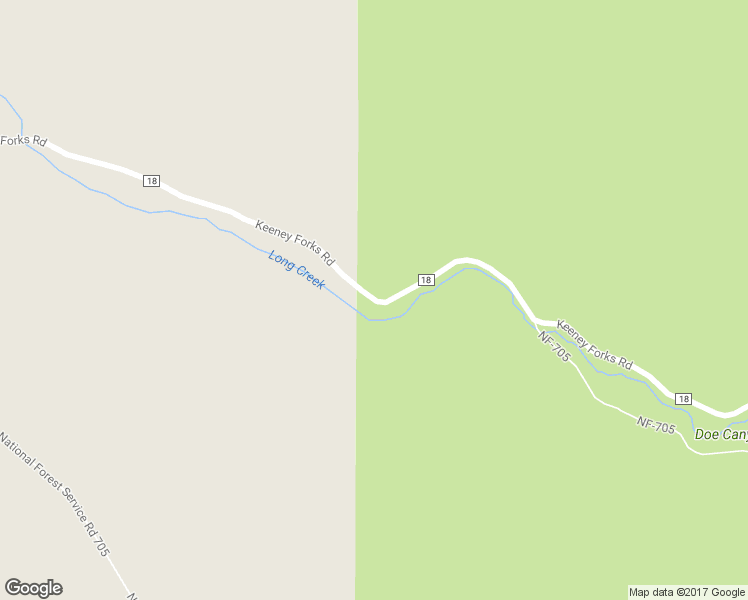 map of restaurants, bars, coffee shops, grocery stores, and more near Keeney Forks Road in Long Creek