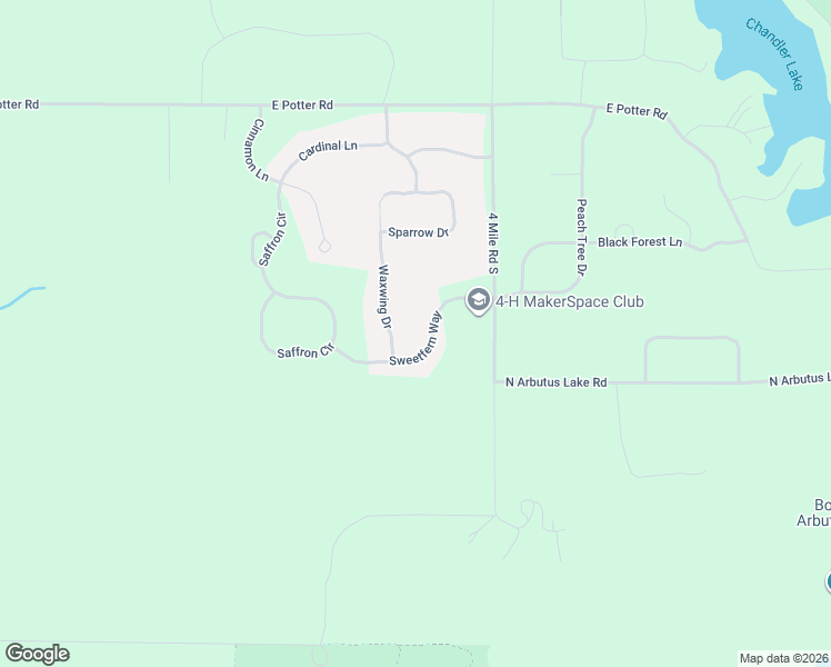 map of restaurants, bars, coffee shops, grocery stores, and more near 1700-1794 Sweetfern Way in Traverse City