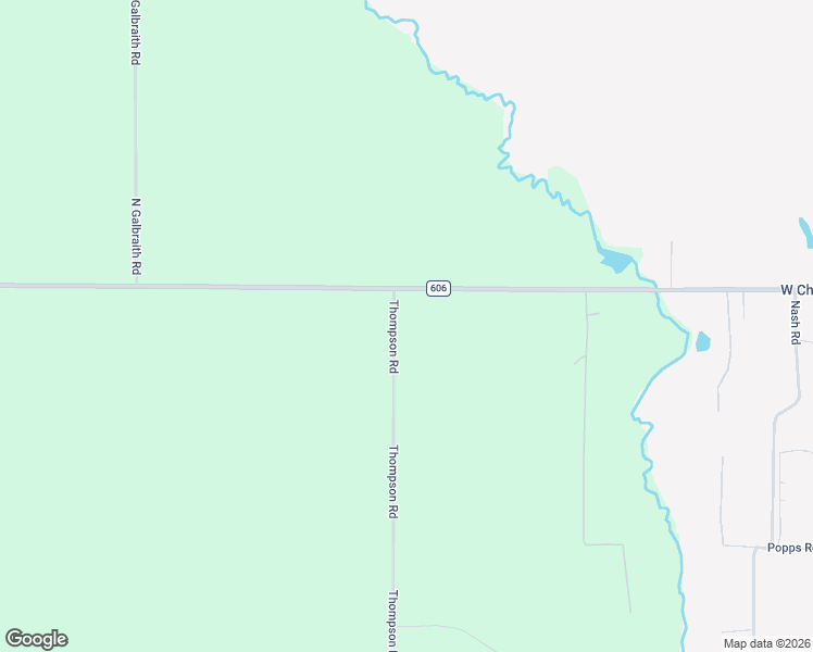 map of restaurants, bars, coffee shops, grocery stores, and more near 43 Thompson Road in Mio