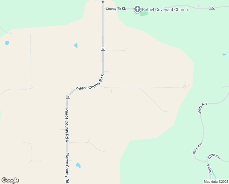 map of restaurants, bars, coffee shops, grocery stores, and more near W8479 390th Avenue in Ellsworth