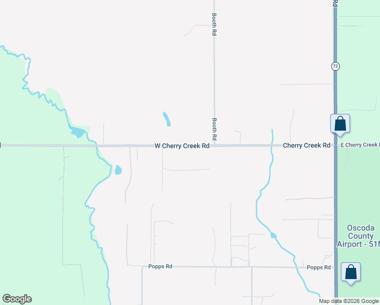 map of restaurants, bars, coffee shops, grocery stores, and more near 219-317 Pat Drive in Mio