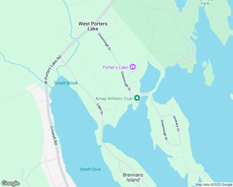 map of restaurants, bars, coffee shops, grocery stores, and more near 3 Evergreen Crescent in West Porters Lake
