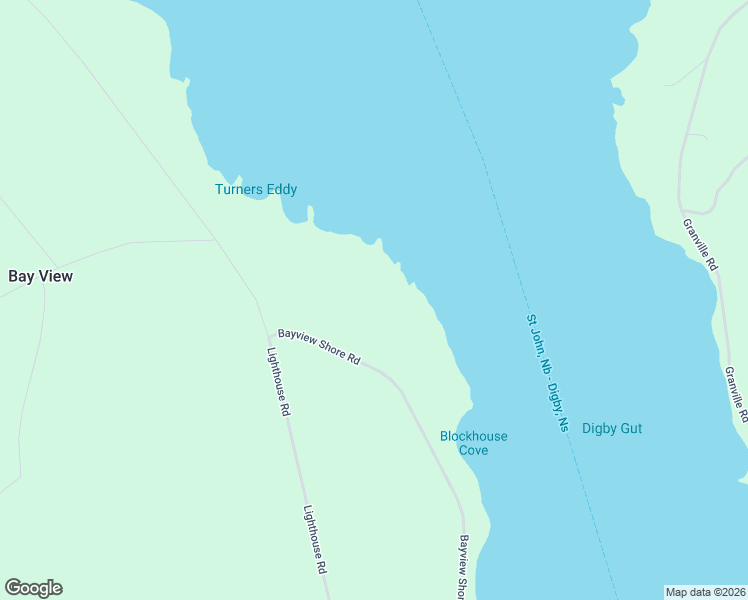 map of restaurants, bars, coffee shops, grocery stores, and more near 15 Bay View Shore Road in Digby