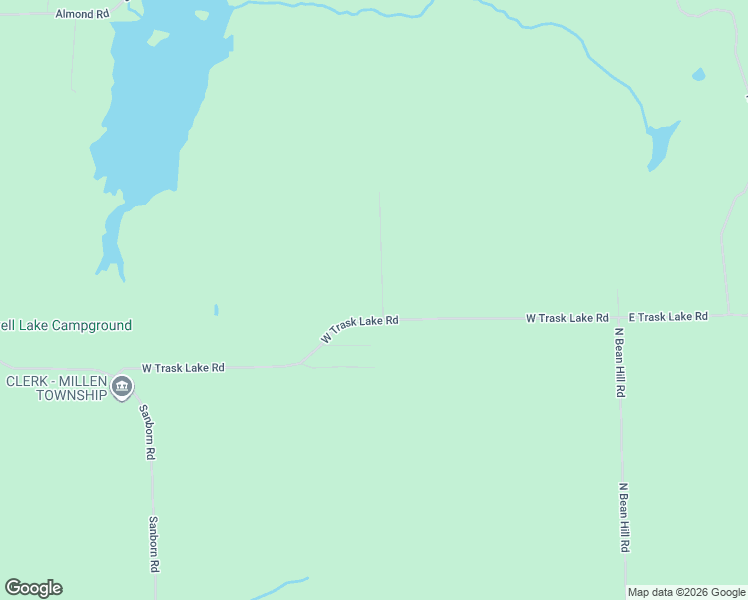 map of restaurants, bars, coffee shops, grocery stores, and more near 1280 West Trask Lake Road in Barton City