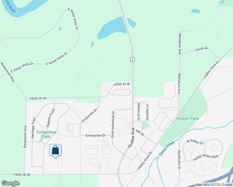 map of restaurants, bars, coffee shops, grocery stores, and more near 709 Bradbury Circle in Jordan