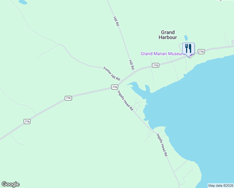 map of restaurants, bars, coffee shops, grocery stores, and more near 1235 New Brunswick 776 in Grand Manan
