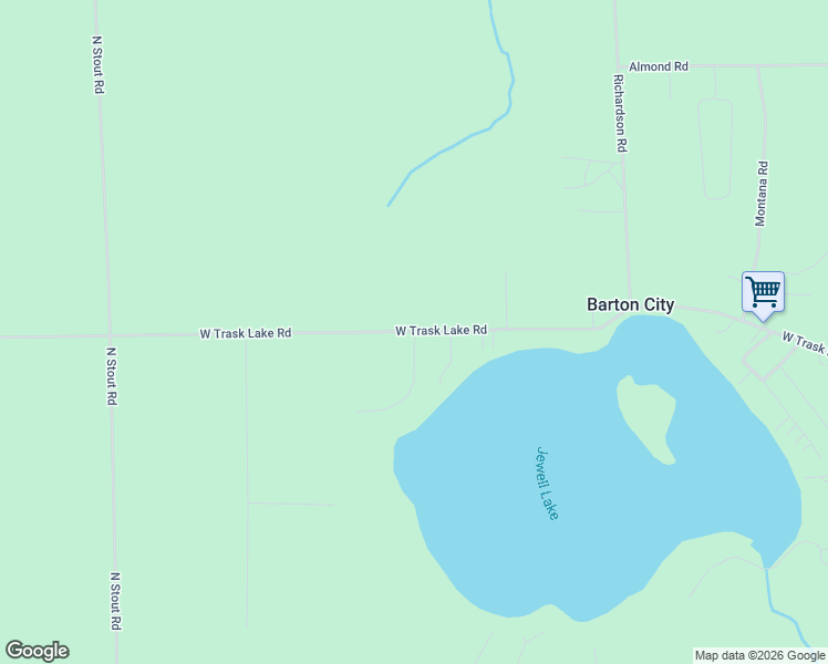 map of restaurants, bars, coffee shops, grocery stores, and more near 927 Vernor Drive in Barton City