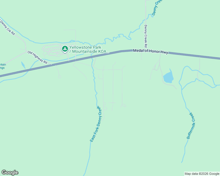 map of restaurants, bars, coffee shops, grocery stores, and more near 163 Bull Elk Road in West Yellowstone