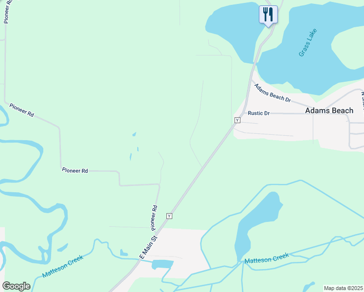 map of restaurants, bars, coffee shops, grocery stores, and more near N2627 Forest View Lane in Clintonville