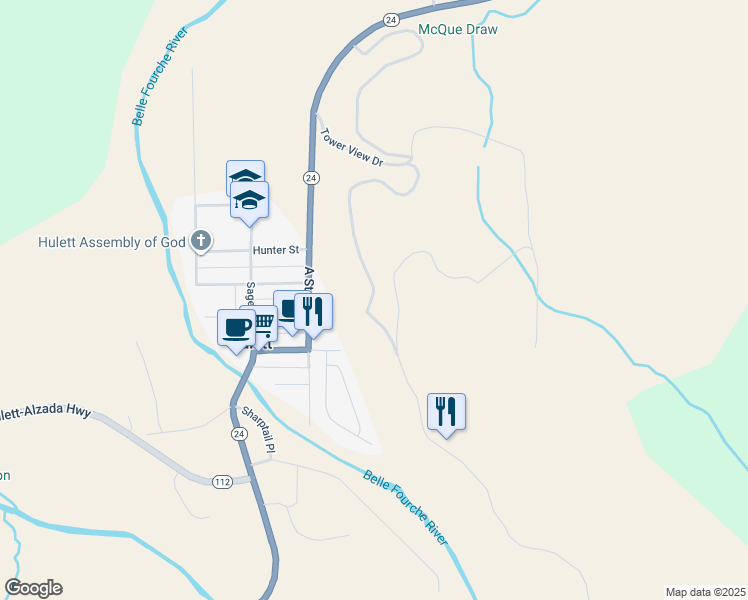 Hulett WY Walk Score