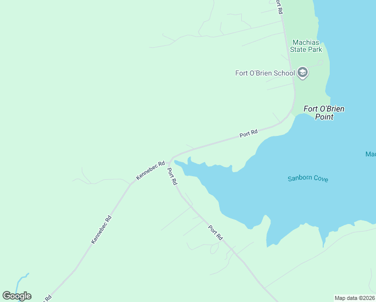 map of restaurants, bars, coffee shops, grocery stores, and more near 631 Port Road in Machiasport