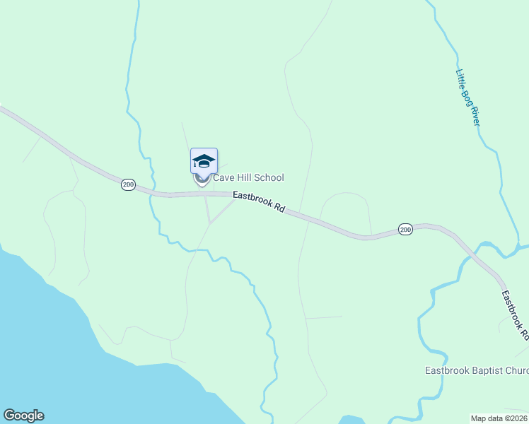 map of restaurants, bars, coffee shops, grocery stores, and more near 1176 Eastbrook Road in Eastbrook