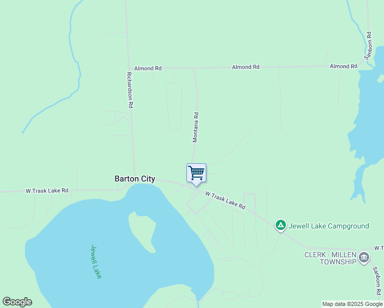 1151 Montana Road, Barton City MI Walk Score