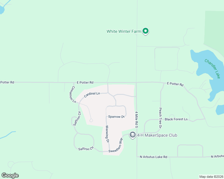 map of restaurants, bars, coffee shops, grocery stores, and more near 75-99 Bluejay Road in Traverse City