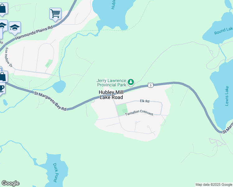 map of restaurants, bars, coffee shops, grocery stores, and more near Saint Margarets Bay Road in Head Of Saint Margarets Bay
