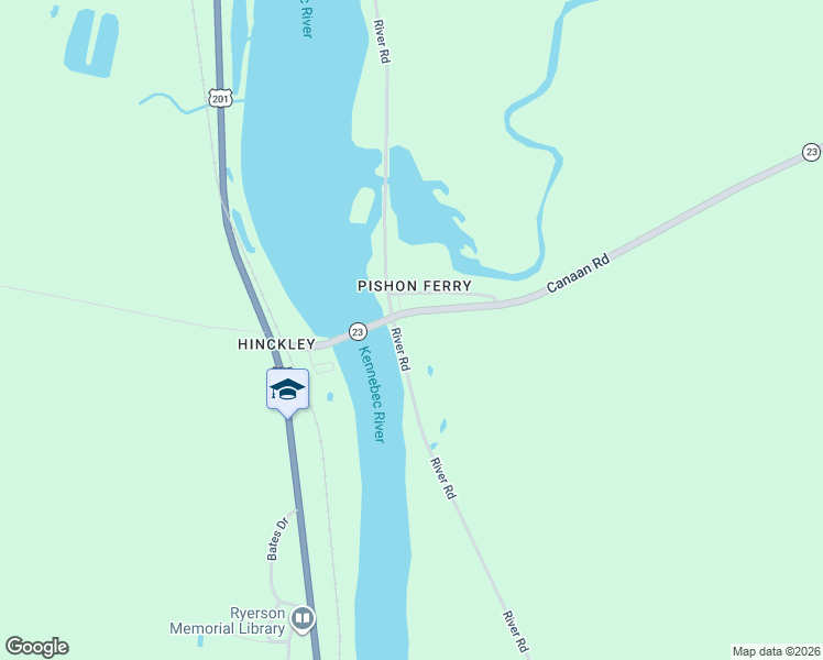 map of restaurants, bars, coffee shops, grocery stores, and more near 1672 River Road in Clinton