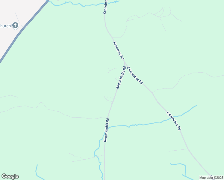 map of restaurants, bars, coffee shops, grocery stores, and more near 11 Maker Lane in Machias
