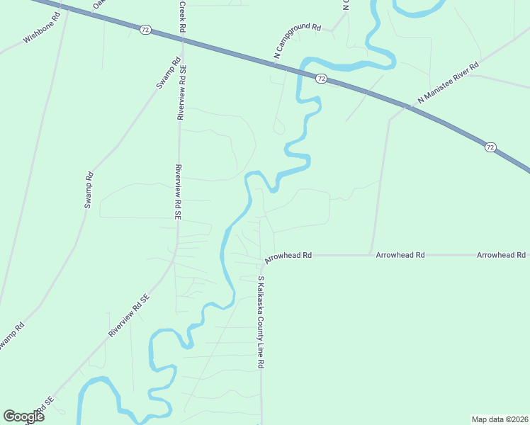 map of restaurants, bars, coffee shops, grocery stores, and more near 101 Tamarack Circle in Grayling