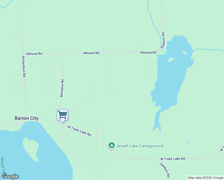 map of restaurants, bars, coffee shops, grocery stores, and more near 1136 Esther Road in Barton City