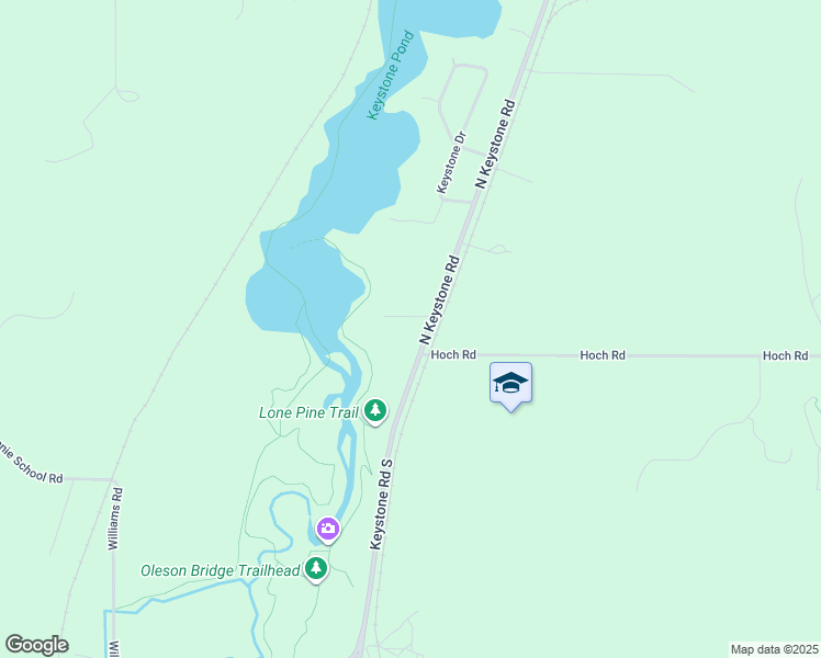 map of restaurants, bars, coffee shops, grocery stores, and more near Keystone Road North in Traverse City