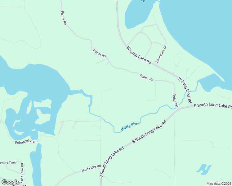 map of restaurants, bars, coffee shops, grocery stores, and more near 151 Dubonnet Trail in Interlochen