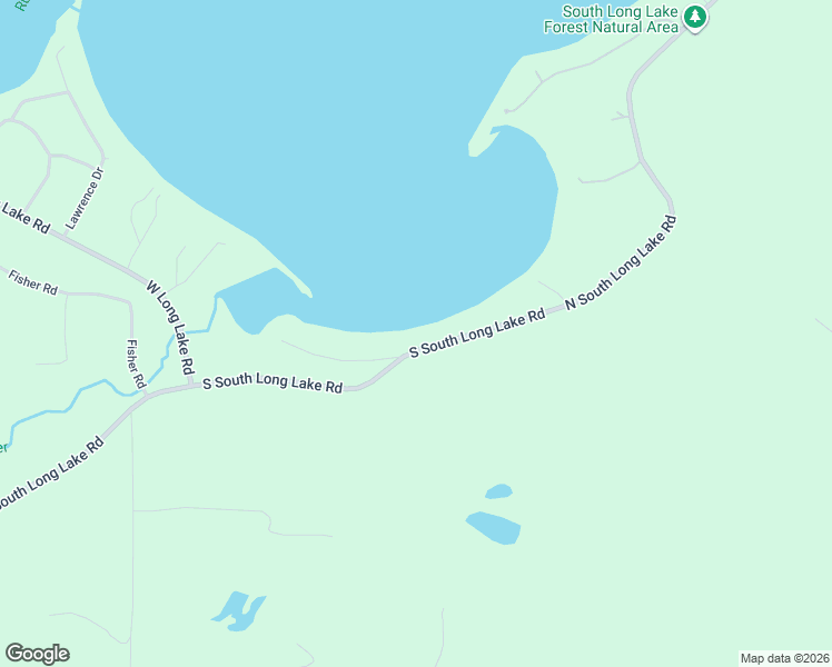 map of restaurants, bars, coffee shops, grocery stores, and more near 176 South South Long Lake Road in Traverse City