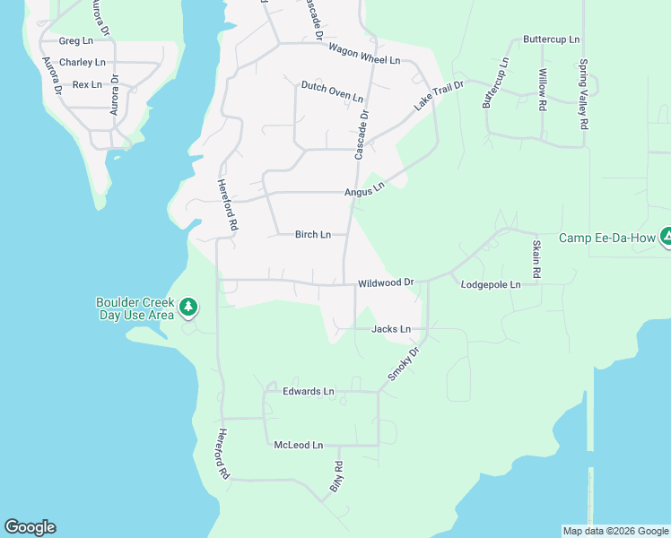 map of restaurants, bars, coffee shops, grocery stores, and more near 213 Wildwood Drive in Donnelly