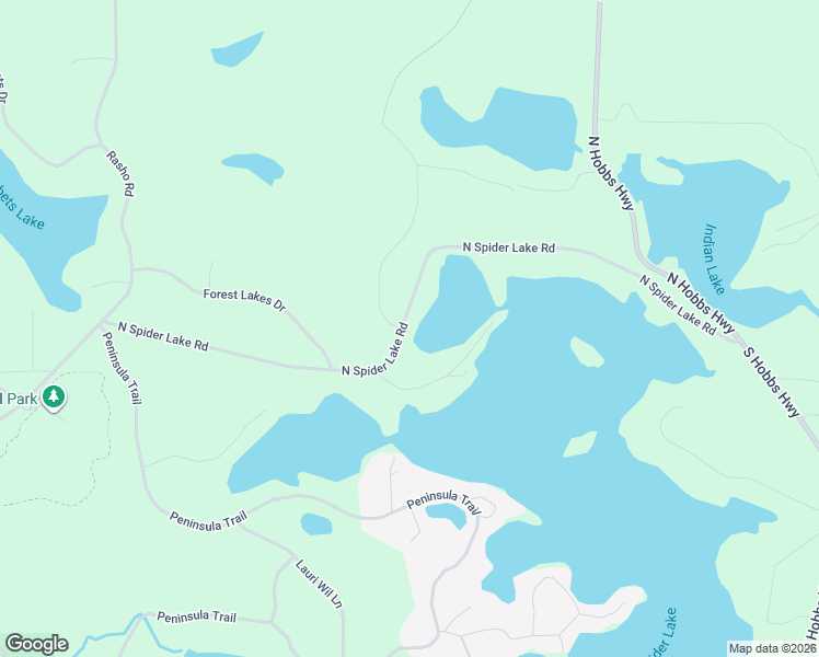 map of restaurants, bars, coffee shops, grocery stores, and more near 4098 North Spider Lake Road in Traverse City