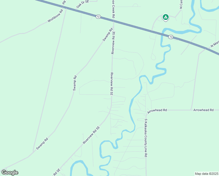 map of restaurants, bars, coffee shops, grocery stores, and more near 15681 Riverview Road Southeast in Grayling