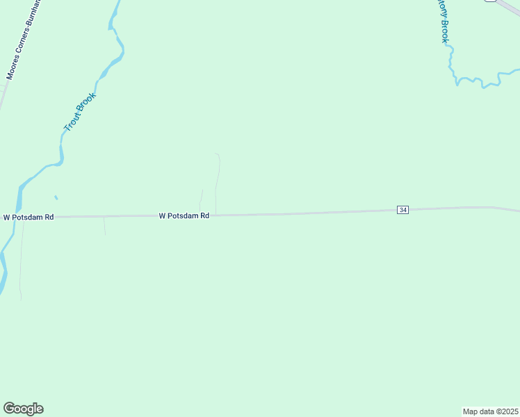 map of restaurants, bars, coffee shops, grocery stores, and more near 1001-1301 West Potsdam Road in Potsdam