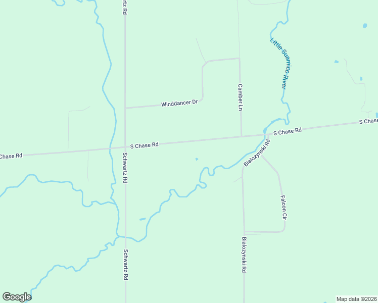 map of restaurants, bars, coffee shops, grocery stores, and more near 8151 South Chase Road in Pulaski