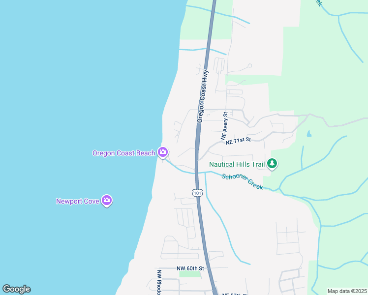 map of restaurants, bars, coffee shops, grocery stores, and more near 130 NW 70th St in Newport