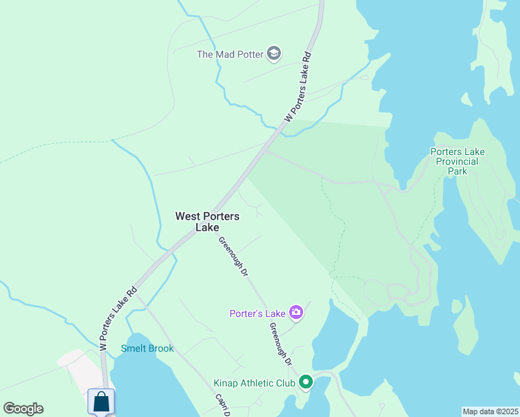 map of restaurants, bars, coffee shops, grocery stores, and more near 1232 West Porters Lake Road in West Porters Lake