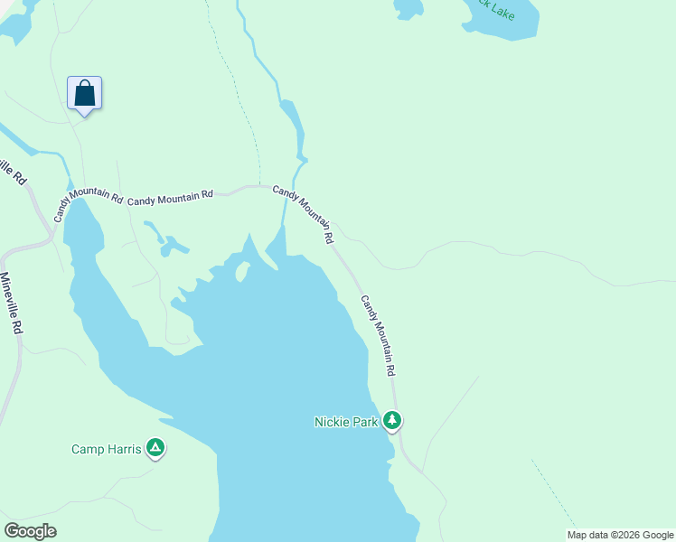 map of restaurants, bars, coffee shops, grocery stores, and more near 83 Candy Mountain Road in Mineville