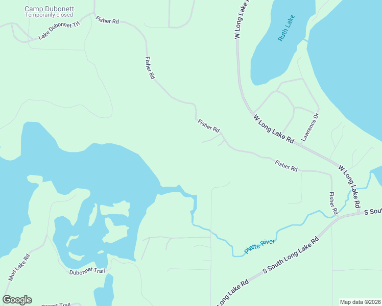 map of restaurants, bars, coffee shops, grocery stores, and more near 397 Fisher Road in Traverse City